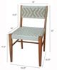 A & B Home Tabbu Cream/Grey Weaving Dining Chair-3