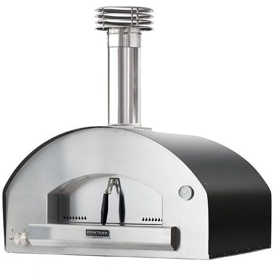 Fontana Forni Firenze 39" Gray Pizza Oven -0