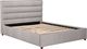 Moe's Home Collection Takio Light Grey King Bed-0