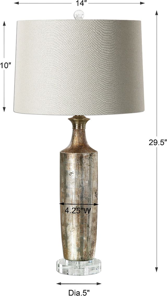 Uttermost® Valdieri Metallic Bronze Table Lamp-2