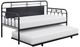 Mazin Furniture Blanchard Matte Silver Daybed With Trundle-1