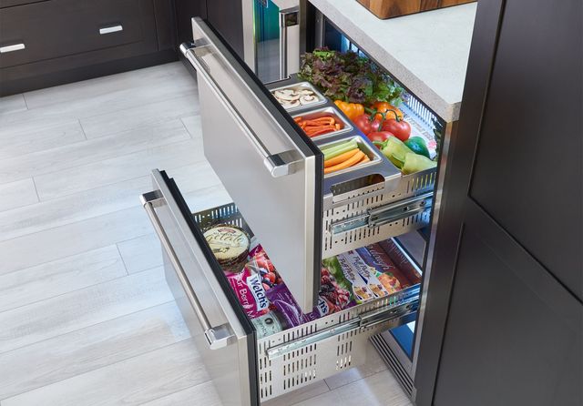 Perlick® Signature Series 5.2 Cu. Ft. Stainless Steel Refrigerator Drawers-2