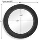 Uttermost® Montgomery Rustic Black Round Mirror-2