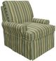 Craftmaster® Customizable Soft Haven Swivel Chair with Slipcover-2