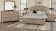 Vaughan-Bassett Woodbridge Shadow Gray Arched Queen Panel Storage Bed-1
