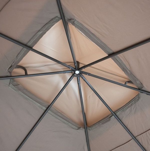 Furniture of America® Gordola Brown 13' X 10' Outdoor Canopy-3