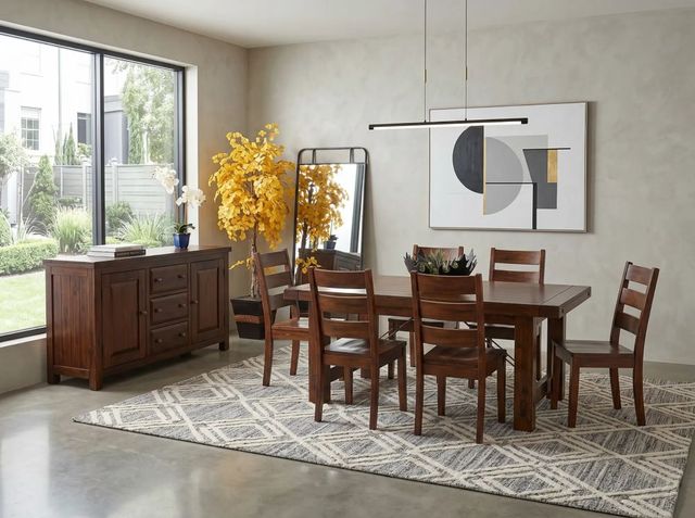 Sunny Designs™ Tuscany Vintage Mocha Dining Extension Table-1