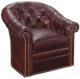 Lexington Home Customizable Leather Robinson Swivel Chair-0