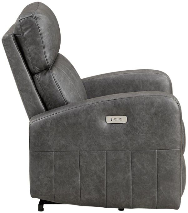 Homelegance® Wheaton Gray Power Lift Chair-4