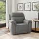 Flexsteel® Sawyer Grey Power Recliner with Power Headrest and Lumbar-3