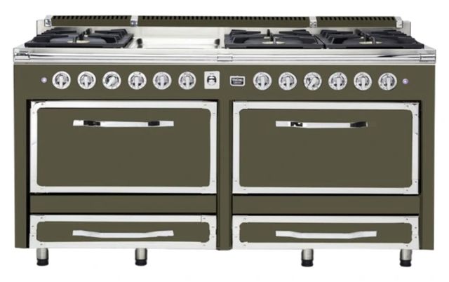 Viking® Tuscany 66" Martini Pro Style Dual Fuel Range with 2 Induction-0