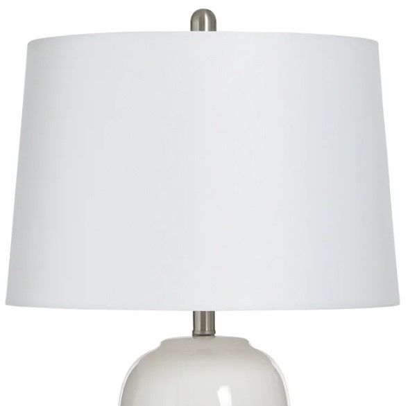 StyleCraft Evian Ivory Ceramic Table Lamp-2