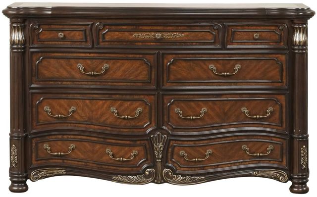 New Classic® Home Furnishings Bella Notte Mahogany Brown Dresser-2