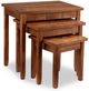 Handstone Customizable Glengarry Heritage Maple Nesting Table Large Table Only-0