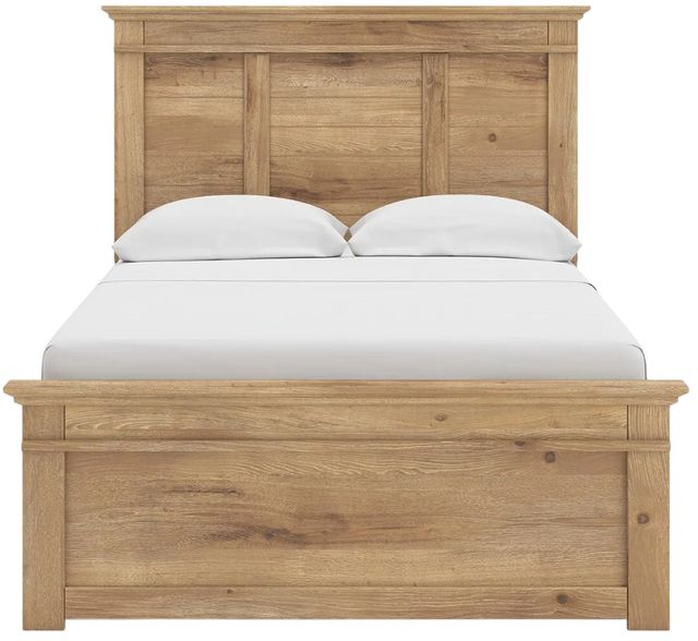 Signature Design by Ashley® Makidern Tan Full Panel Storage Bed-3