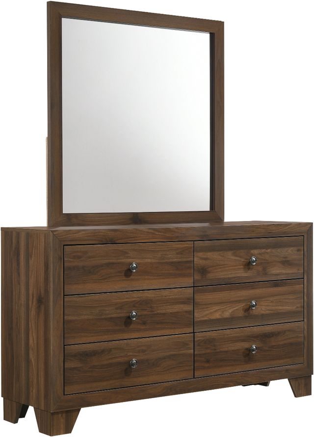 Crown Mark Millie Brown Cherry Dresser-2