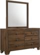 Crown Mark Millie Brown Cherry Dresser-2