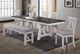 New Classic® Home Furnishings Maisie 6-Piece Gray Dining Set-1