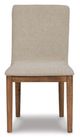 Millennium® by Ashley® Isanti Beige/Light Brown Dining Chair-1