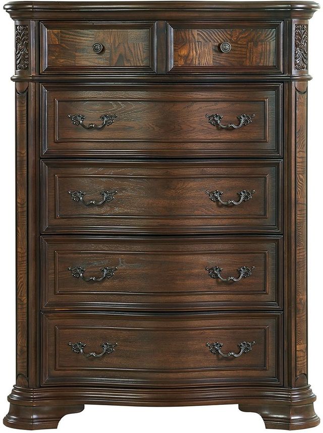 Steve Silver Co. Royale Brown Cherry Lift Top 6-Drawer Chest-1