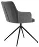 Armen Living Simone 2-Piece Black/Gray Dining Side Chair Set-3