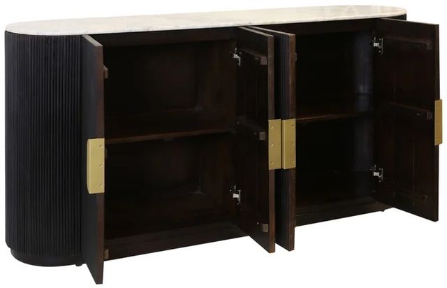 Stylecraft Dark Racetrack Brown Cabinet-1