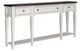 Liberty Furniture Allyson Park Charcoal 72" Hall Console Table with Wirebrushed White Base-0
