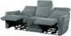 Mazin Furniture Edition Dove Grey Power Reclining Sofa-2