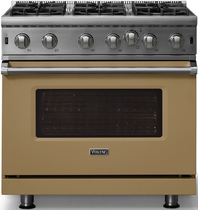 Viking® 5 Series 36" Golden Hour Pro Style Liquid Propane Gas Range-3