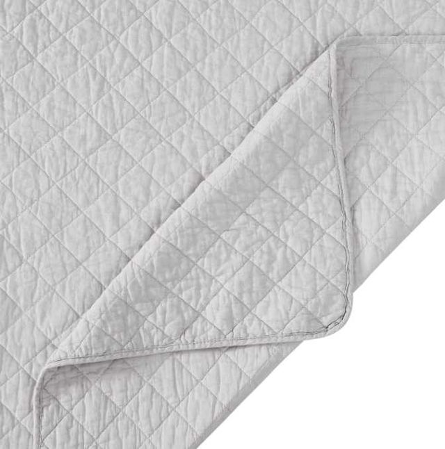 HiEnd Accents Cotton Comfort 3-Piece Gray King Bedding Bundle-4