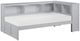 Homelegance® Orion Gray Twin Bookcase Youth Corner Bed-0