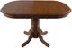 TEI Burnished Walnut 36" Laminated Pedestal Dining Table-0