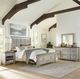 Liberty Furniture Heartland 4-Piece Antique White Optional King Panel Bedroom Set-1