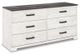 Signature Design by Ashley® Shawburn 2-Piece Charcoal Gray/Whitewash Full Platform Bed Set-2