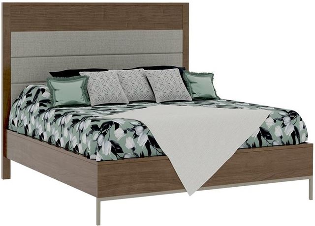 Country View Woodworking Urban Expressions King Horizontal Panel Upholstered Bed-0