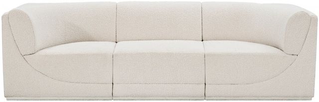 Meridian Furniture Ollie 3-Piece Cream Modular Sofa-1