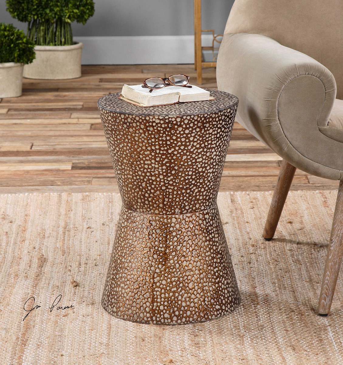 Uttermost Cutler Accent Table - Thumbnail 2