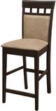 Coaster® Gabriel 2-Piece Cappuccino/Tan Bar Stools-3
