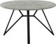 Coaster® Neil Concrete 50" Round Dining Table with Gunmetal Base-1