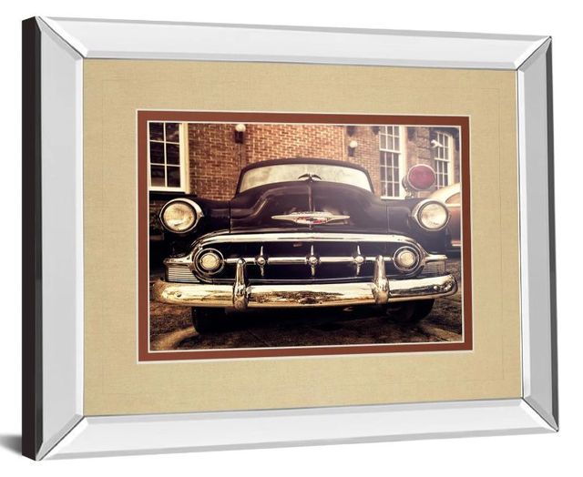 Classy Art Classic Ride Il by Robert Jones Mirror Framed Wall Art-1