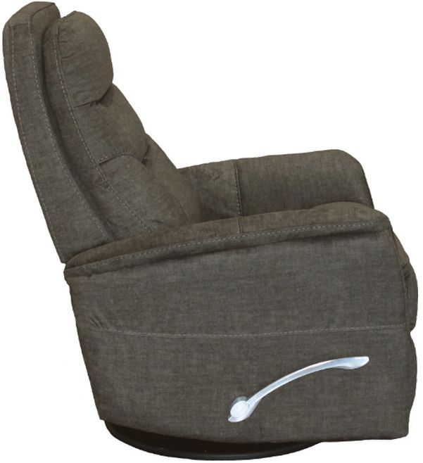 Parker House® Gemini Titanium Manual Swivel Glider Recliner-2