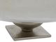 A & B Home Silver/White Bowl-4