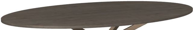 Amisco Customizable Asterisk Oval Table with Metal Stand-1