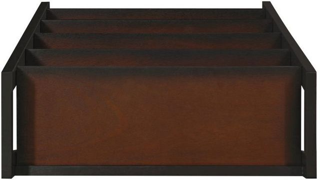 Linon Camden Black Cherry Bookcase-3