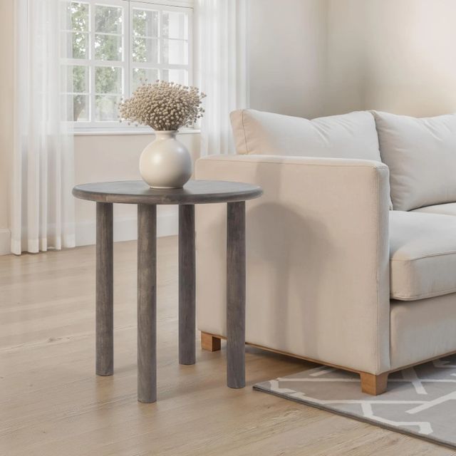 Renwil® Cetus Walnut Side Table-1
