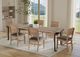 International Furniture Direct Natural Parota Brown Side Chair-1
