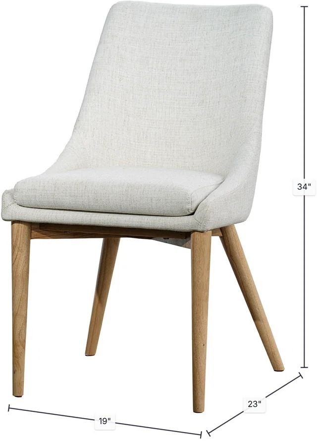 LH Home Fritz Ivory/Natural Dining Side Chair-2