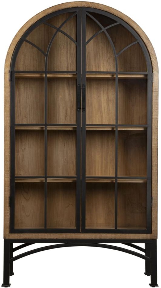 Nest Home Collections Victoria Antique Natural Cabinet-2