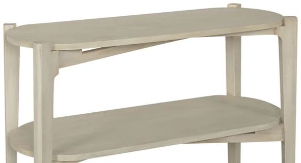 Stylecraft Antique White Foldable Console Table-1