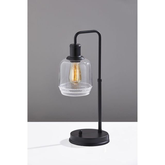 Adesso® Barnett Clear Cylinder Table Lamp-1